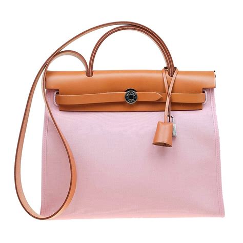 hermes herbag pink|hermes h plume bag.